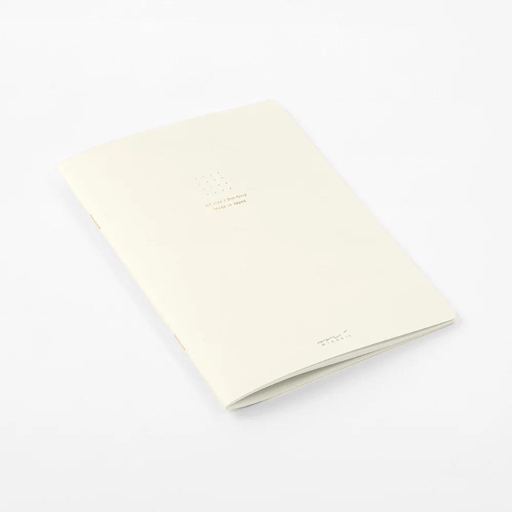 ミドリ ノート<A5> カラー ドット方眼 白 1冊 - Image 2