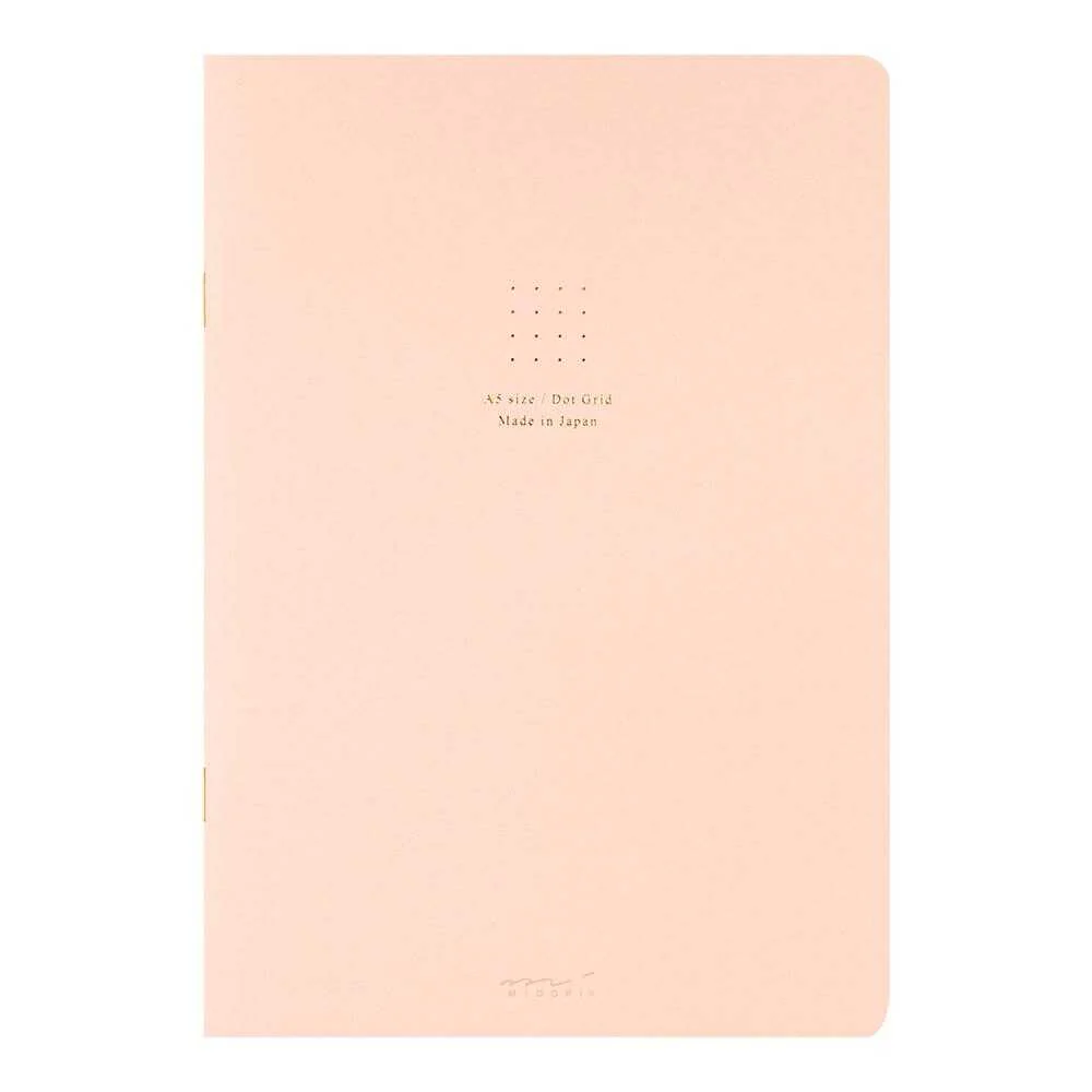ミドリ ノート＜A5＞ カラー ドット方眼 ピンク 1冊 - Image 6