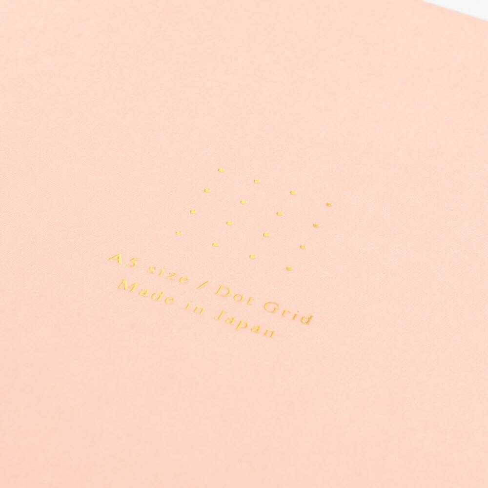 ミドリ ノート＜A5＞ カラー ドット方眼 ピンク 1冊 - Image 7