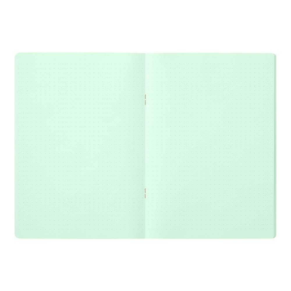 ミドリ ノート＜A5＞ カラー ドット方眼 緑 1冊 - Image 8