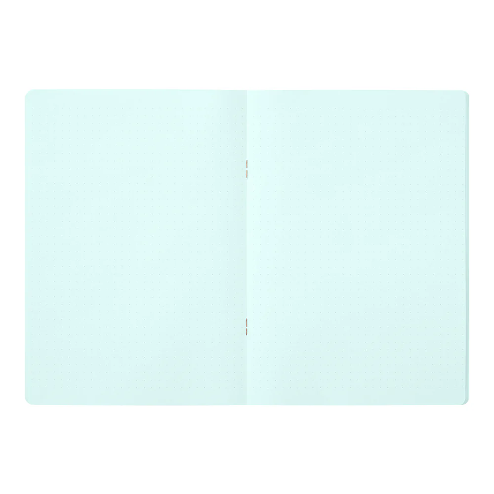 ミドリ ノート＜A5＞ カラー ドット方眼 青 1冊 - Image 3