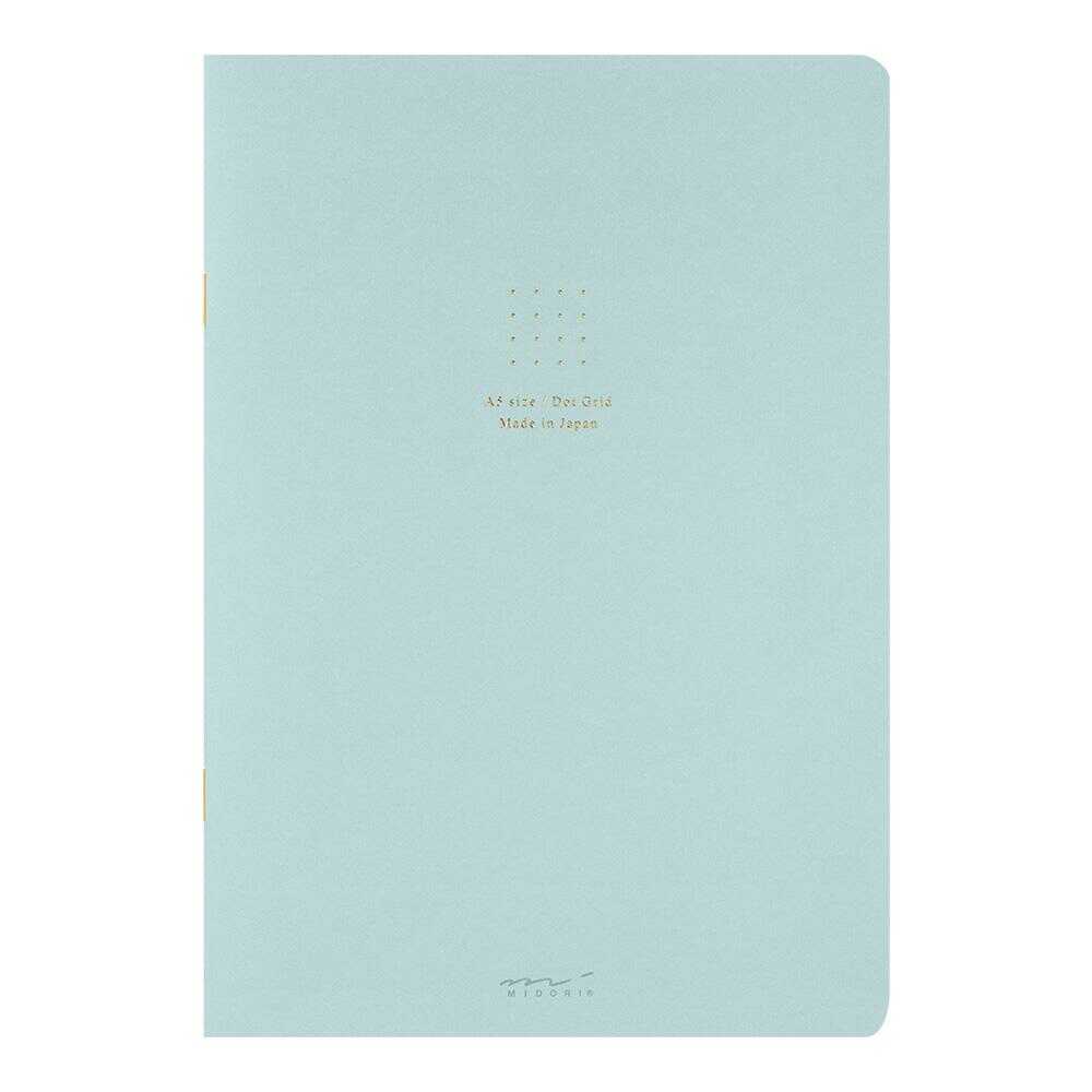ミドリ ノート＜A5＞ カラー ドット方眼 青 1冊 - Image 6