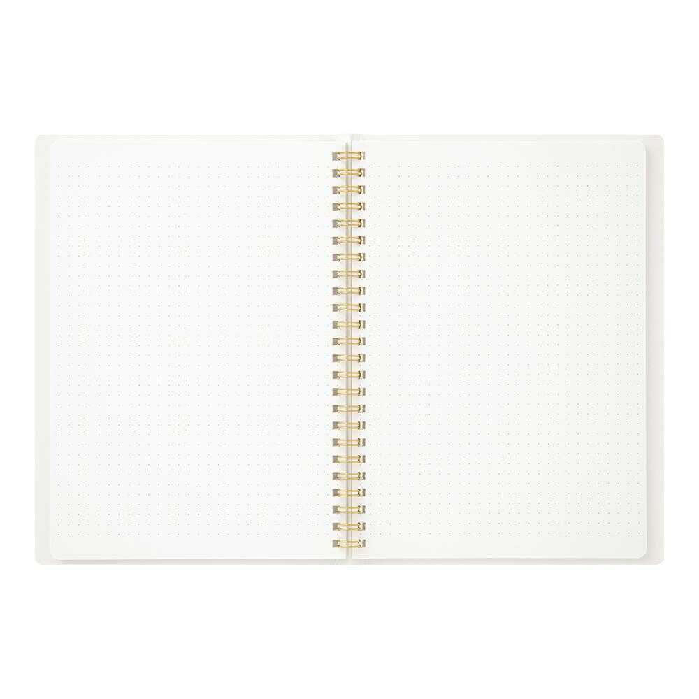 ミドリ リングノート＜A5＞ カラー ドット方眼 白 1冊 - Image 7