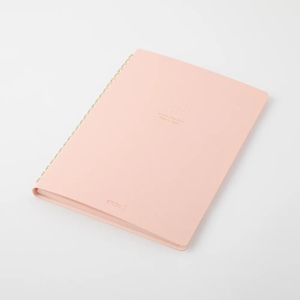 ミドリ リングノート＜A5＞ カラー ドット方眼 ピンク 1冊 - Image 2