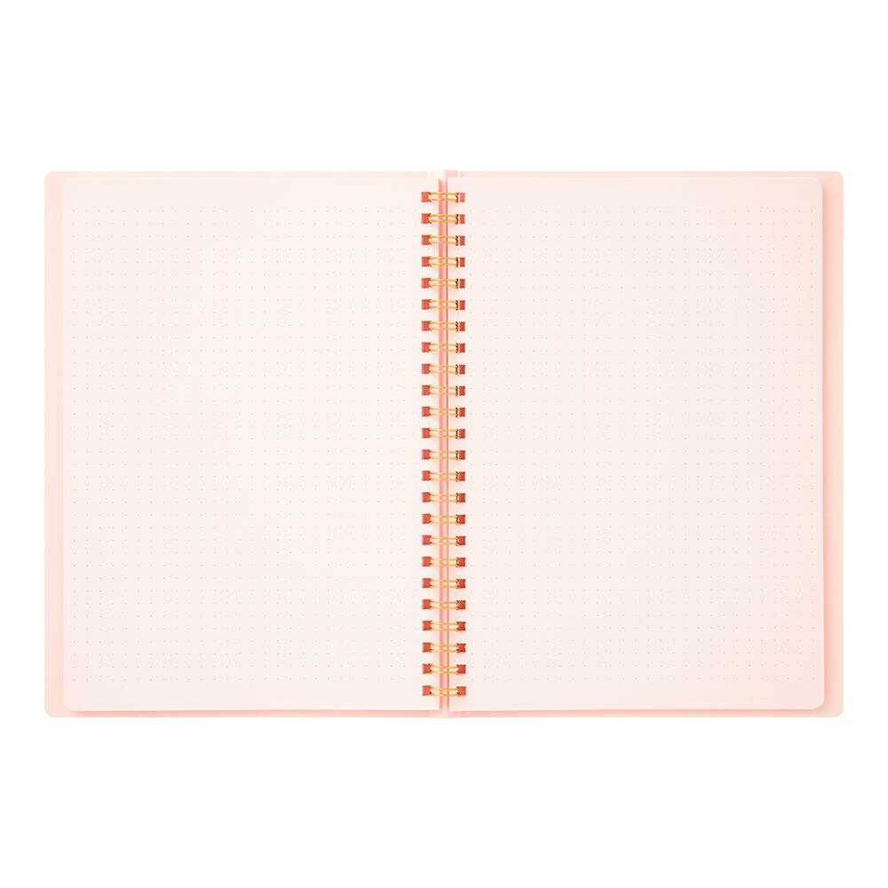 ミドリ リングノート＜A5＞ カラー ドット方眼 ピンク 1冊 - Image 7