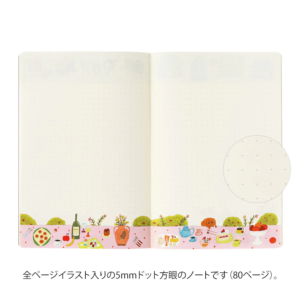 ミドリ ノート＜B6＞ ゆるログ マイライフ柄 1冊 - Image 5