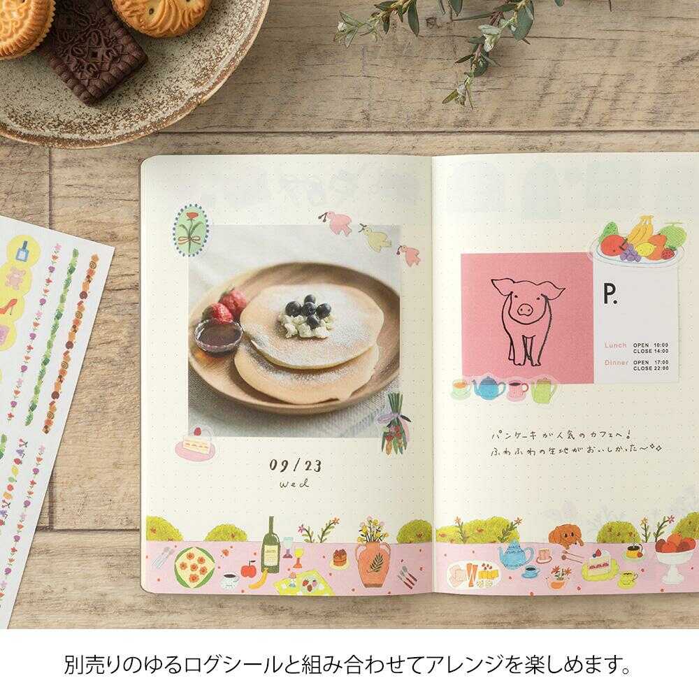 ミドリ ノート＜B6＞ ゆるログ マイライフ柄 1冊 - Image 7