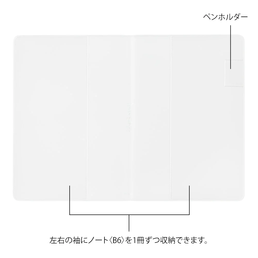 ミドリ ノートカバー<B6> ゆるログ 専用 1個 - Image 4