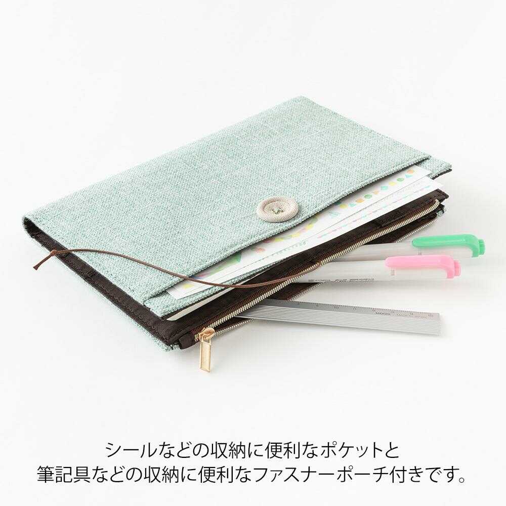 ミドリ ノートカバー<B6> ゆるログ専用 水色 1個 - Image 8