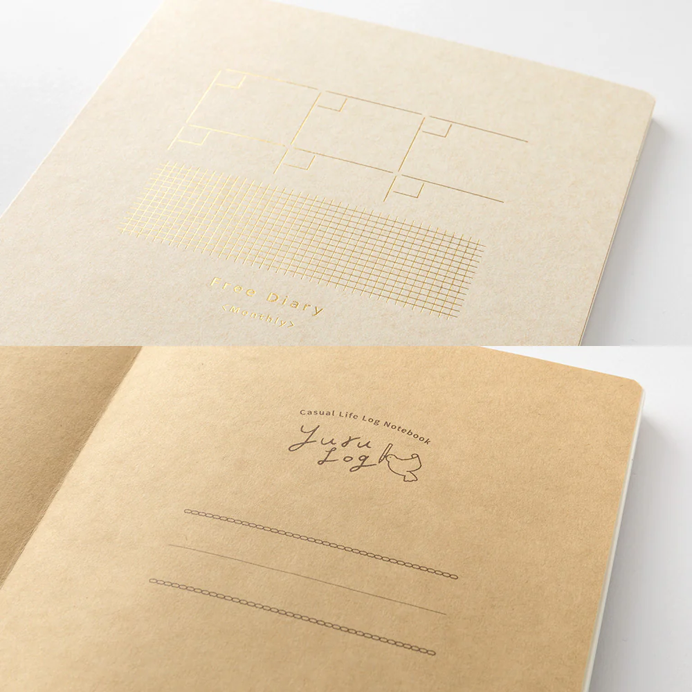 デザインフィル ノート B6 ゆるログ 月間フリーA 1冊 - Image 5