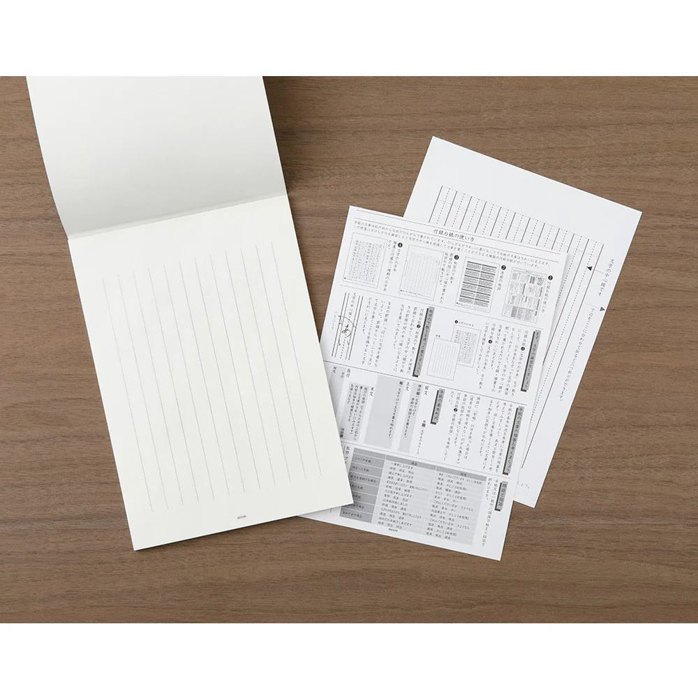 ミドリ きれいな手紙が書ける便箋（細罫） 1冊30枚 - Image 3