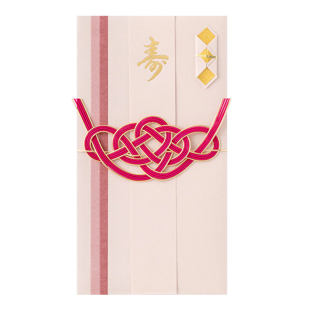 ミドリ 金封 結婚祝 染め紙 桜 1枚入(中袋付) - Image 2
