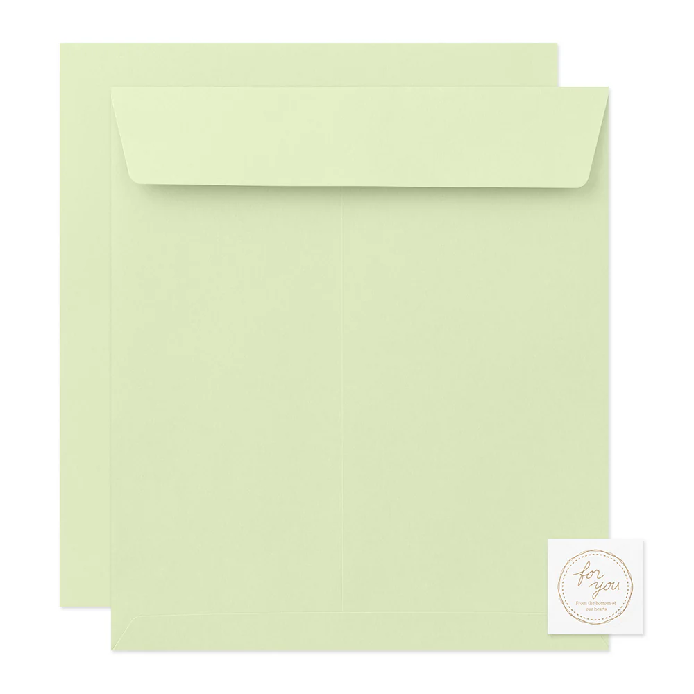 ミドリ カラー色紙用封筒 黄緑 1個 - Image 2