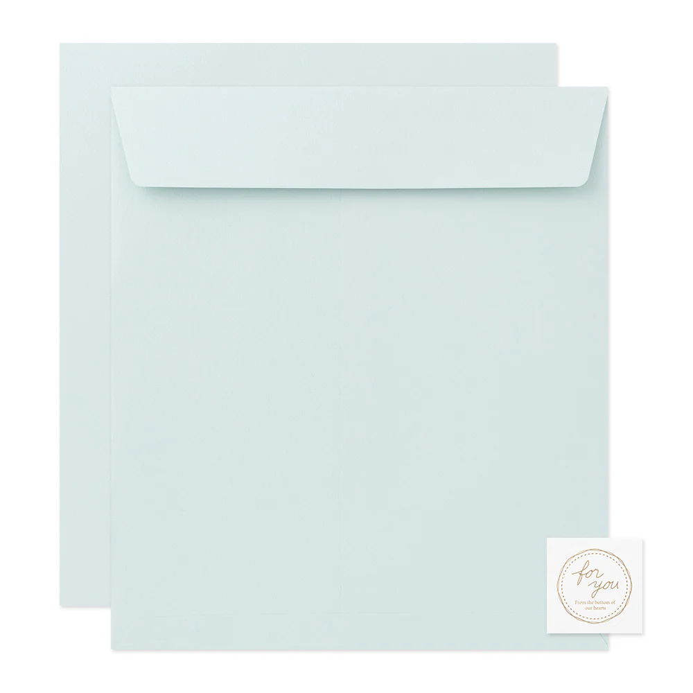 ミドリ カラー色紙用封筒 水色 1個 - Image 2