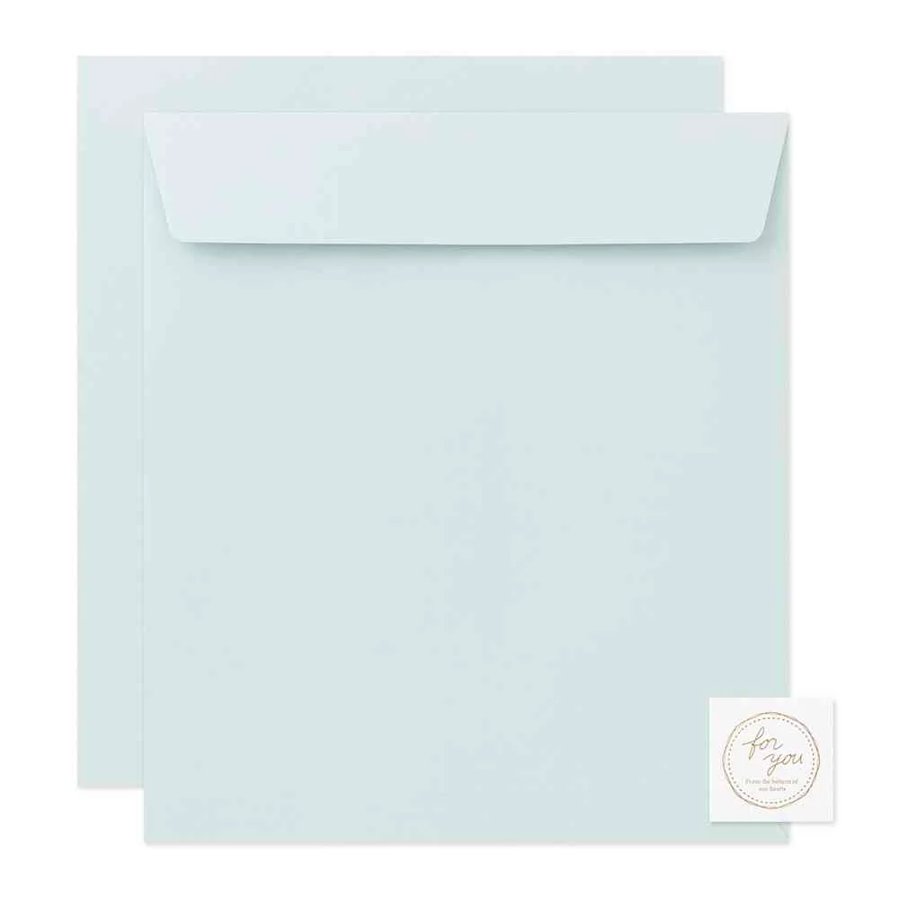 ミドリ カラー色紙用封筒 水色 1個 - Image 7