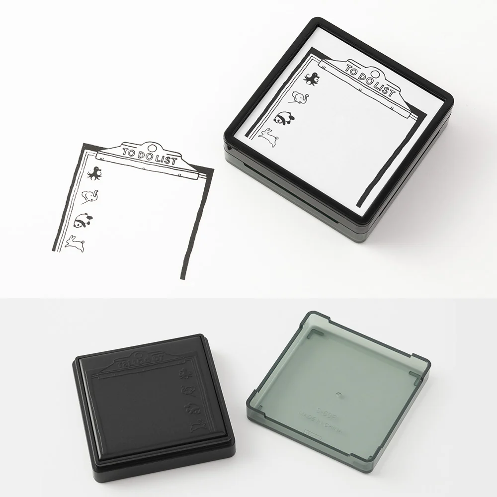 ミドリ スタンプ 浸透印 やることリスト柄 1個 - Image 3