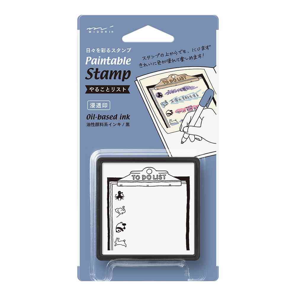 ミドリ スタンプ 浸透印 やることリスト柄 1個 - Image 6