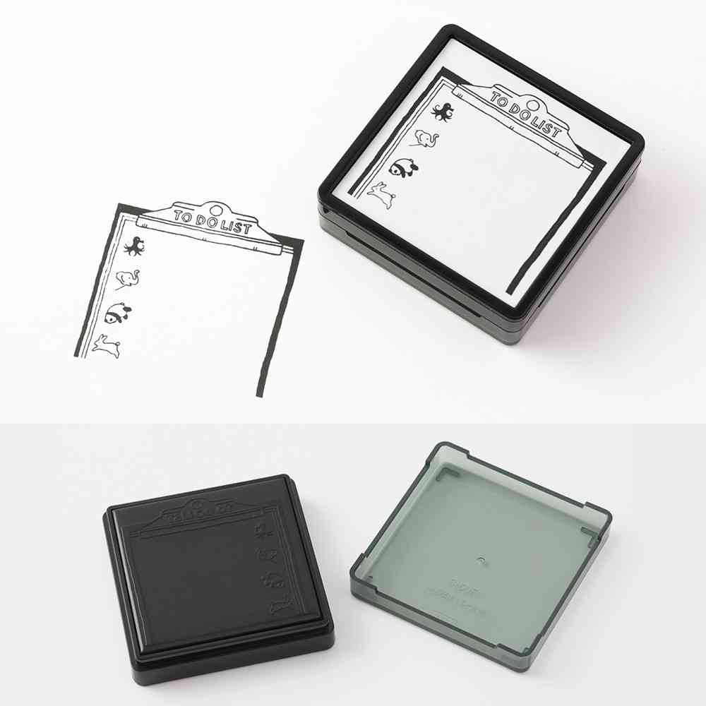 ミドリ スタンプ 浸透印 やることリスト柄 1個 - Image 8