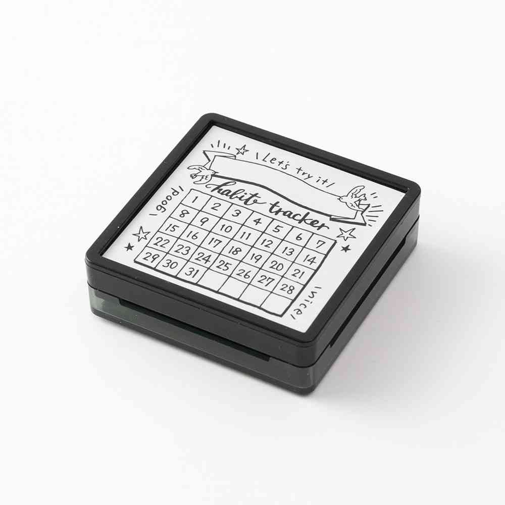 ミドリ スタンプ 浸透印 ハビットトラッカー柄 1個 - Image 7