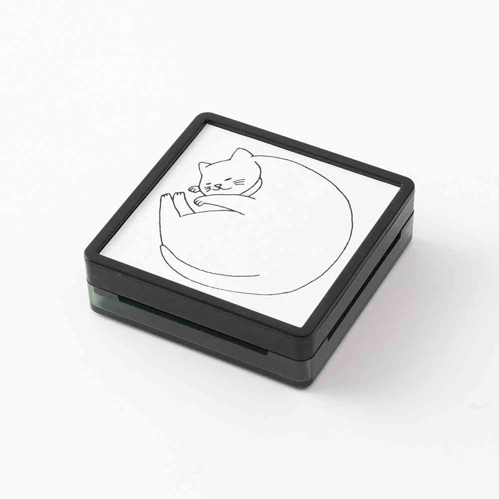 ミドリ スタンプ 浸透印 ネコ柄 1個 - Image 7
