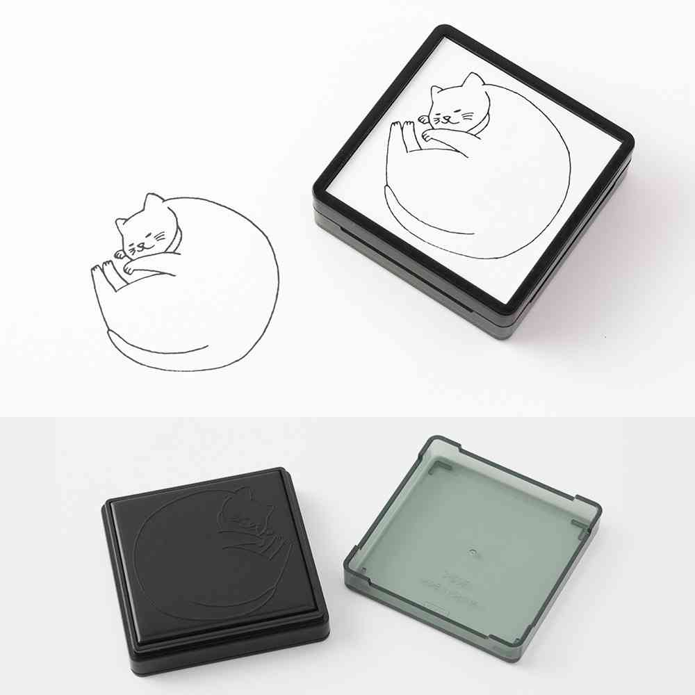 ミドリ スタンプ 浸透印 ネコ柄 1個 - Image 8