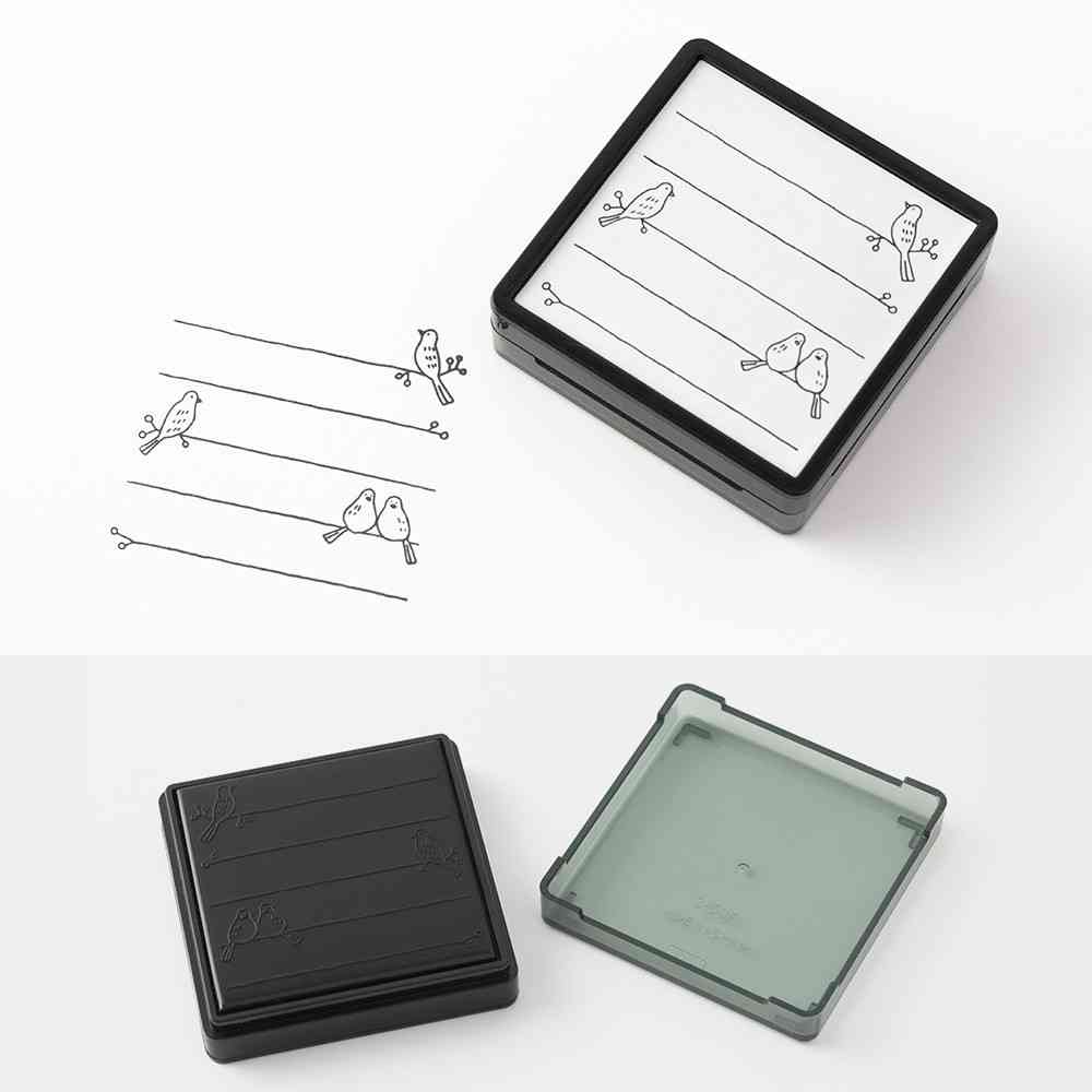 ミドリ スタンプ 浸透印 トリ柄 1個 - Image 8
