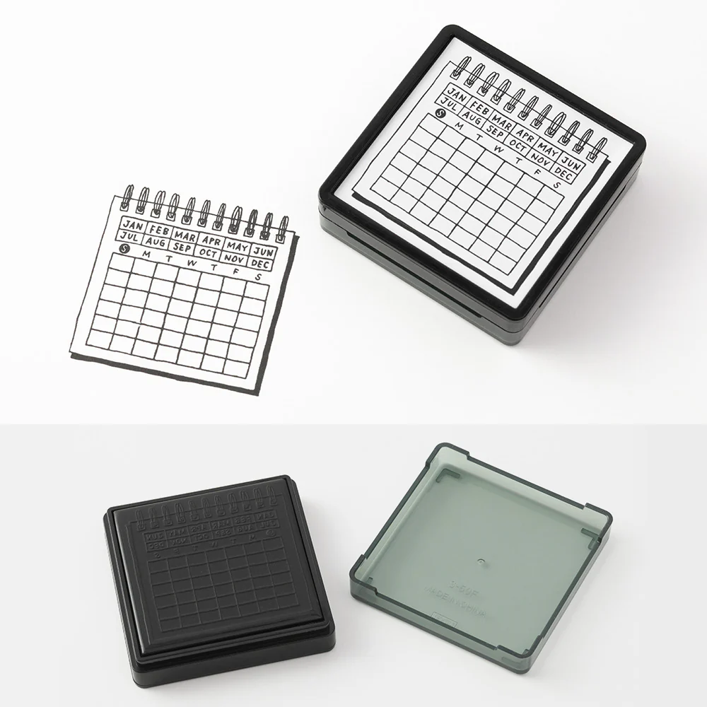 ミドリ スタンプ 浸透印 カレンダー柄 1個 - Image 3