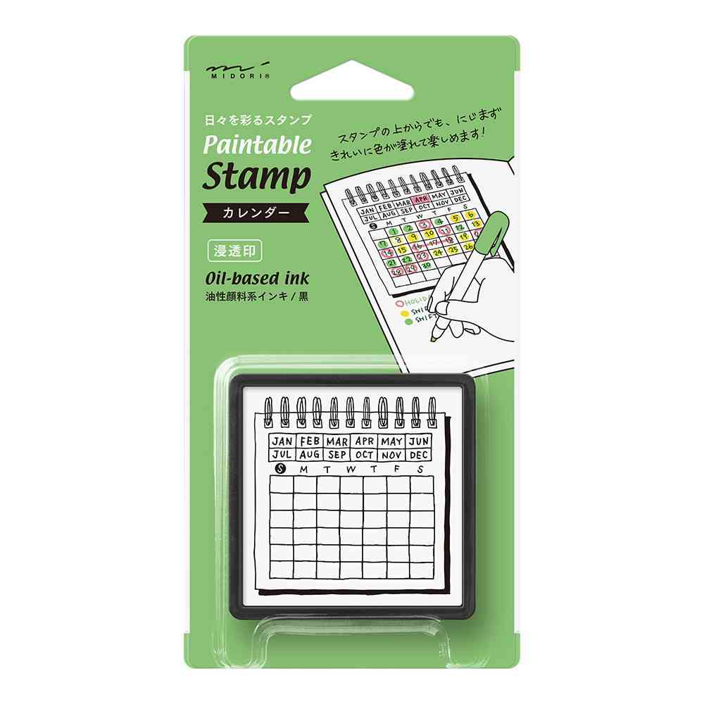 ミドリ スタンプ 浸透印 カレンダー柄 1個 - Image 6
