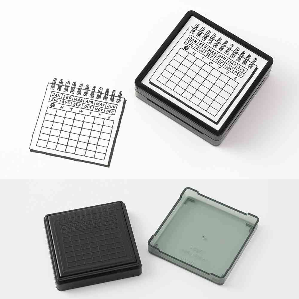 ミドリ スタンプ 浸透印 カレンダー柄 1個 - Image 8