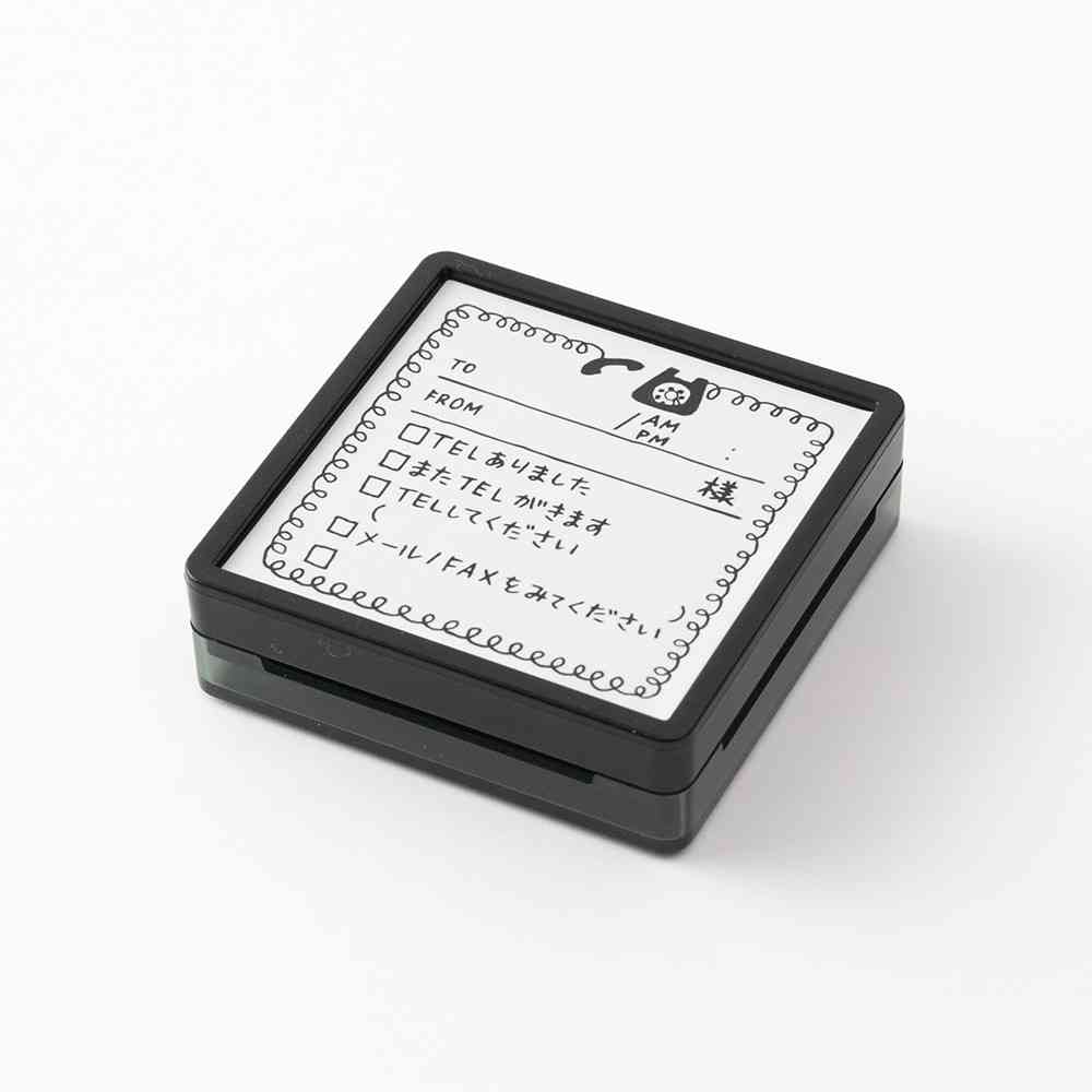 ミドリ スタンプ 浸透印 電話柄 1個 - Image 7