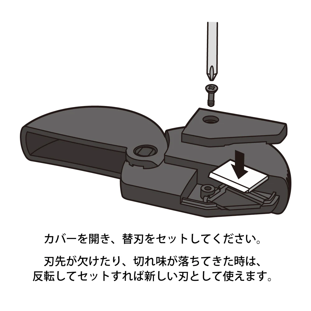 ミドリ ダンボールカッター 替刃 1個 - Image 3