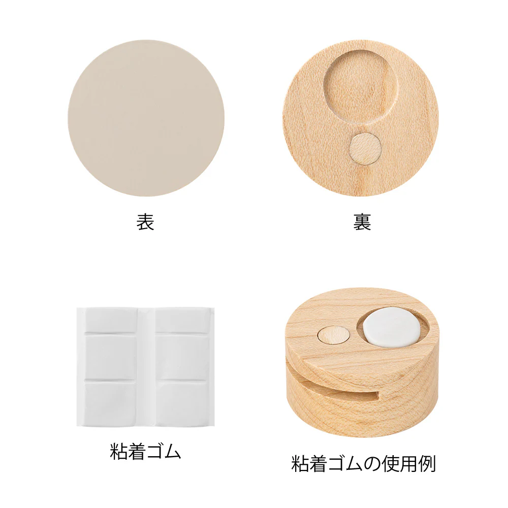 ミドリ ピクチャークリップ 木製 グレー 1パック - Image 5