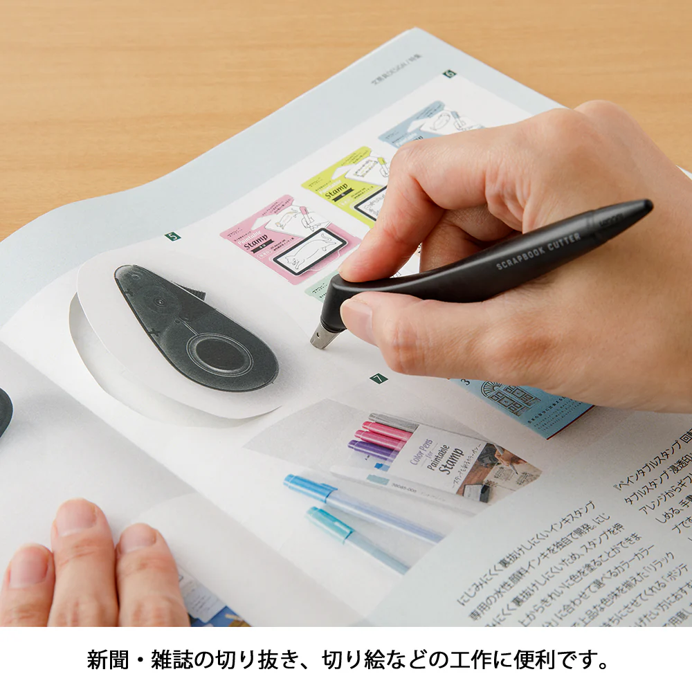 ミドリ 一枚切り抜きカッター 黒A 1個 - Image 5