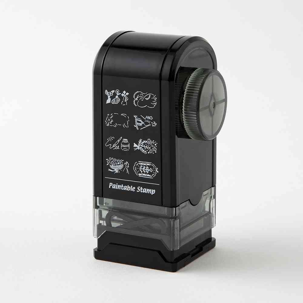 ミドリ スタンプ 回転印 ダイヤル アンティーク柄 1個 - Image 8