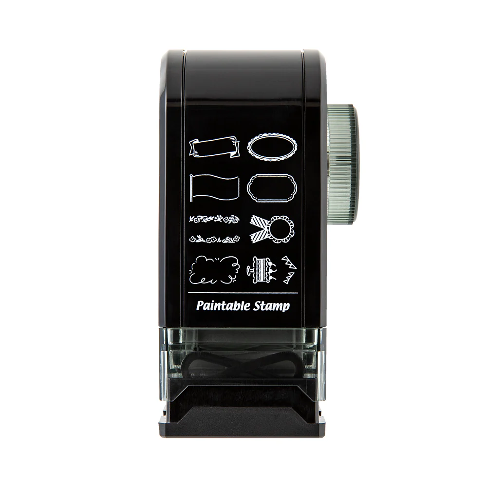 ミドリ スタンプ 回転印 ダイヤル 飾り柄 1個 - Image 2