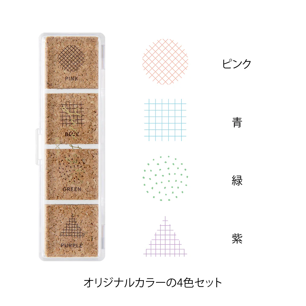 デザインフィル スタンプ 浸透印 ゆるログ 幾何学柄 1個 - Image 3