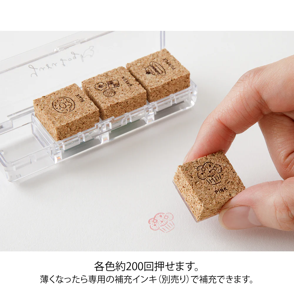 デザインフィル スタンプ 浸透印 ゆるログ スイーツ柄 1個 - Image 11
