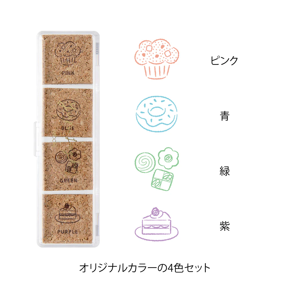 デザインフィル スタンプ 浸透印 ゆるログ スイーツ柄 1個 - Image 3