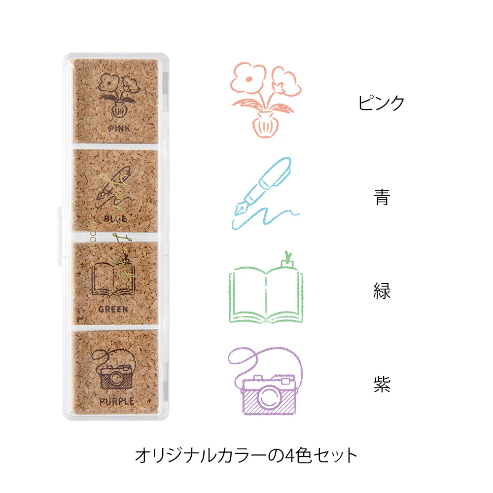 デザインフィル スタンプ 浸透印 ゆるログ 暮らし柄 1個 - Image 3