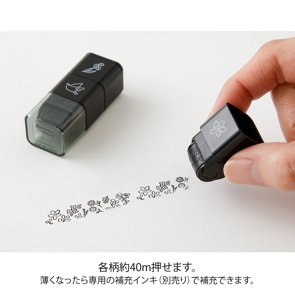 デザインフィル スタンプ ローラー 植物柄 1個 - Image 11