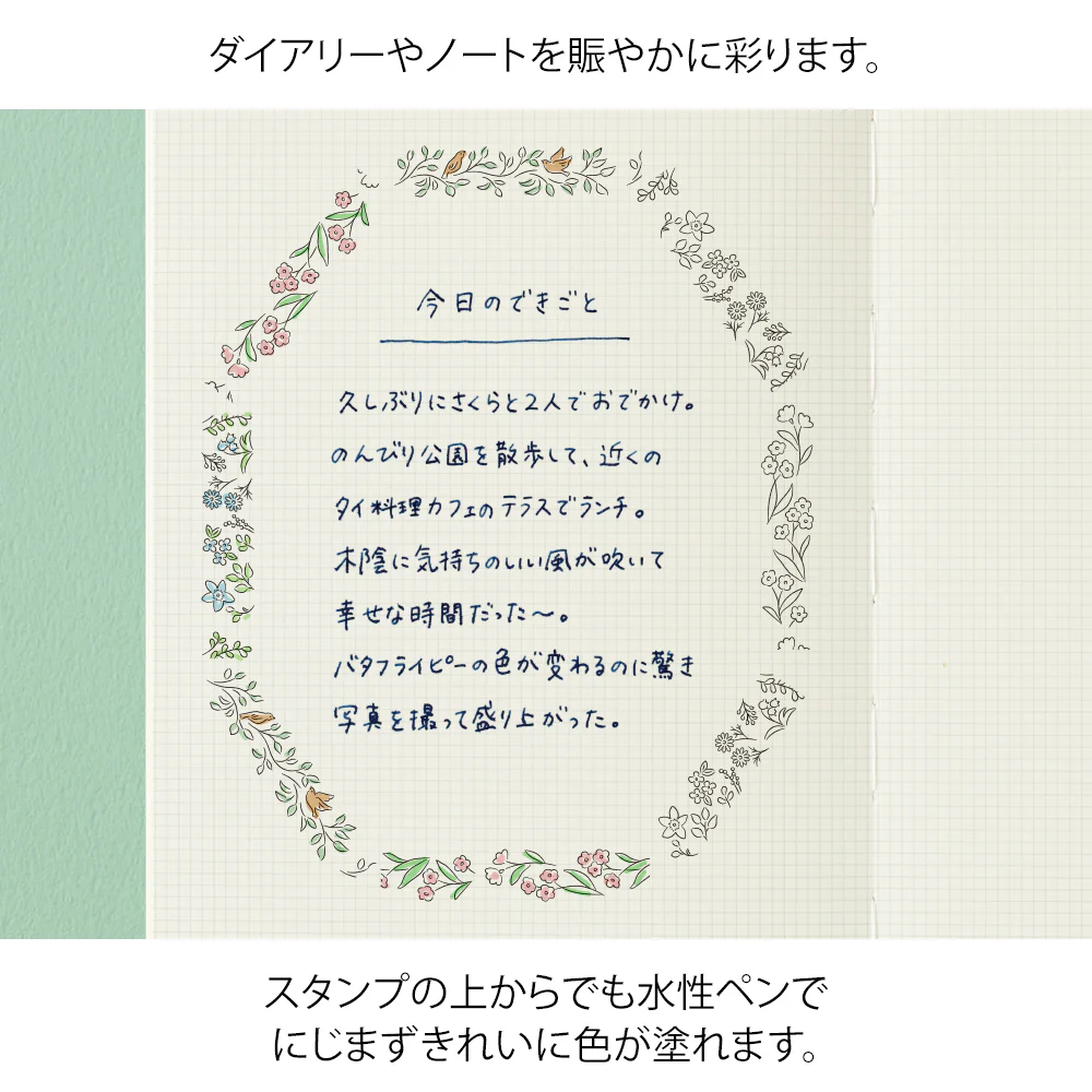 デザインフィル スタンプ ローラー 植物柄 1個 - Image 5