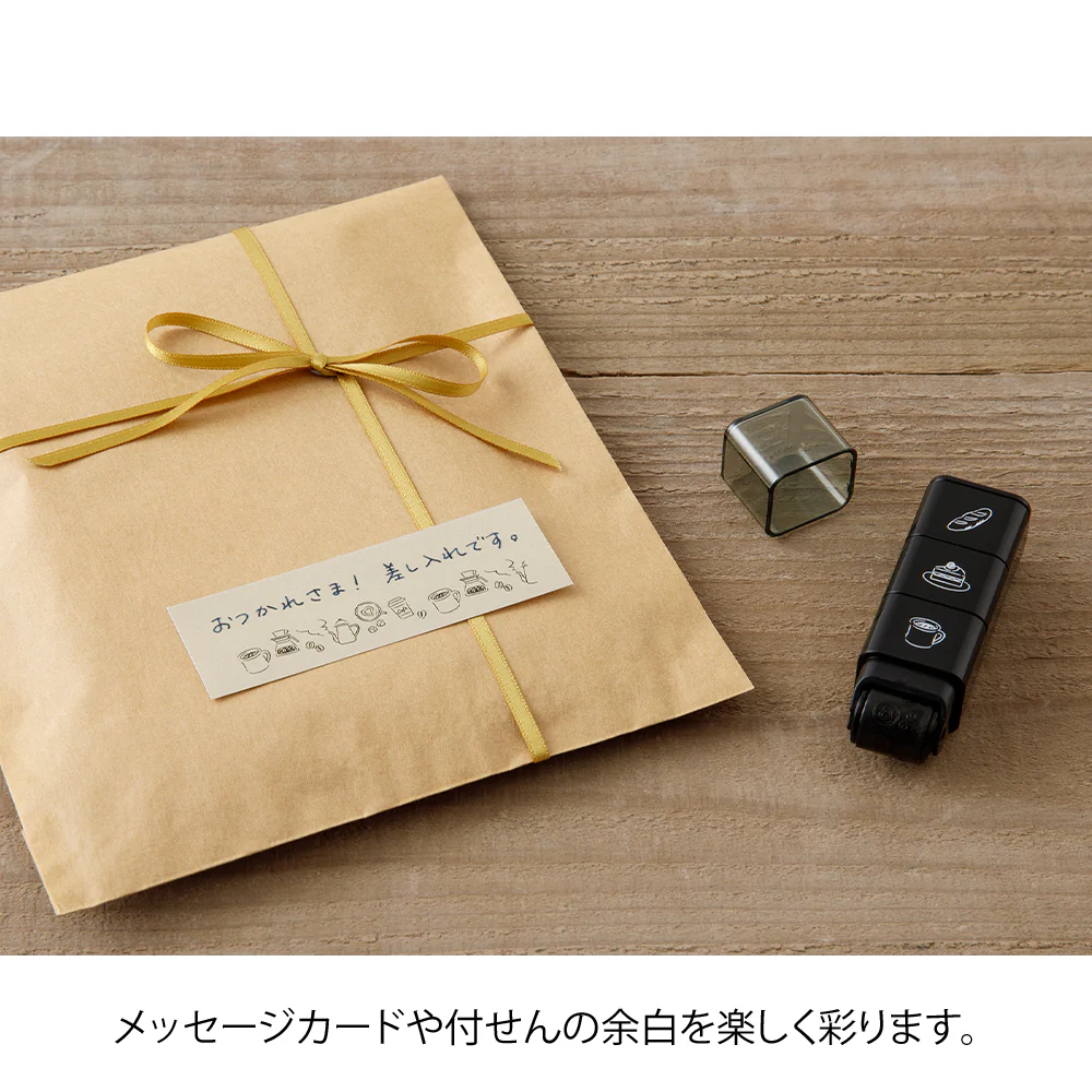 デザインフィル スタンプ ローラー カフェ柄 1個 - Image 6