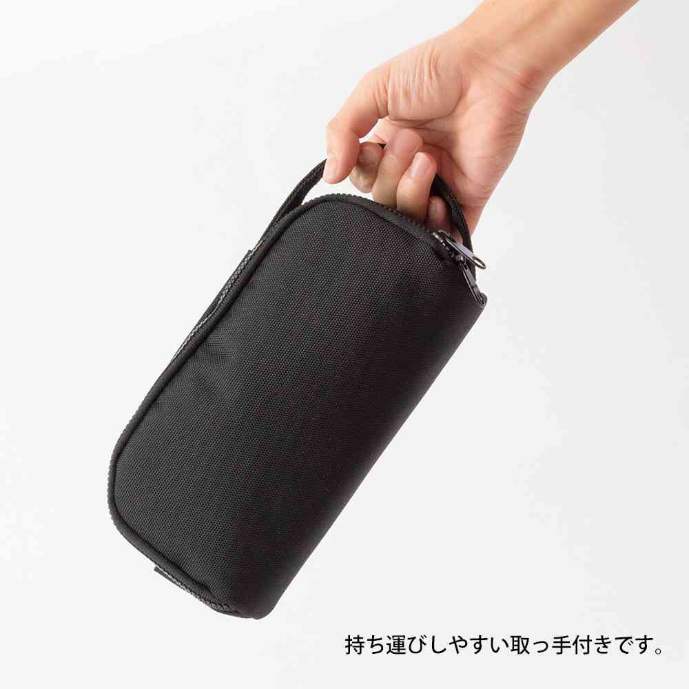 ミドリ 2ウェイポーチ コーデュラ 黒 1個 - Image 10