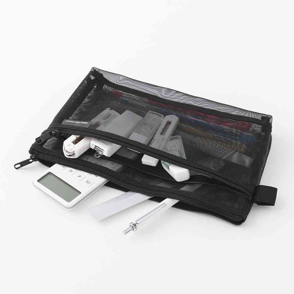 ミドリ メッシュペンポーチ 黒A 1個 - Image 6