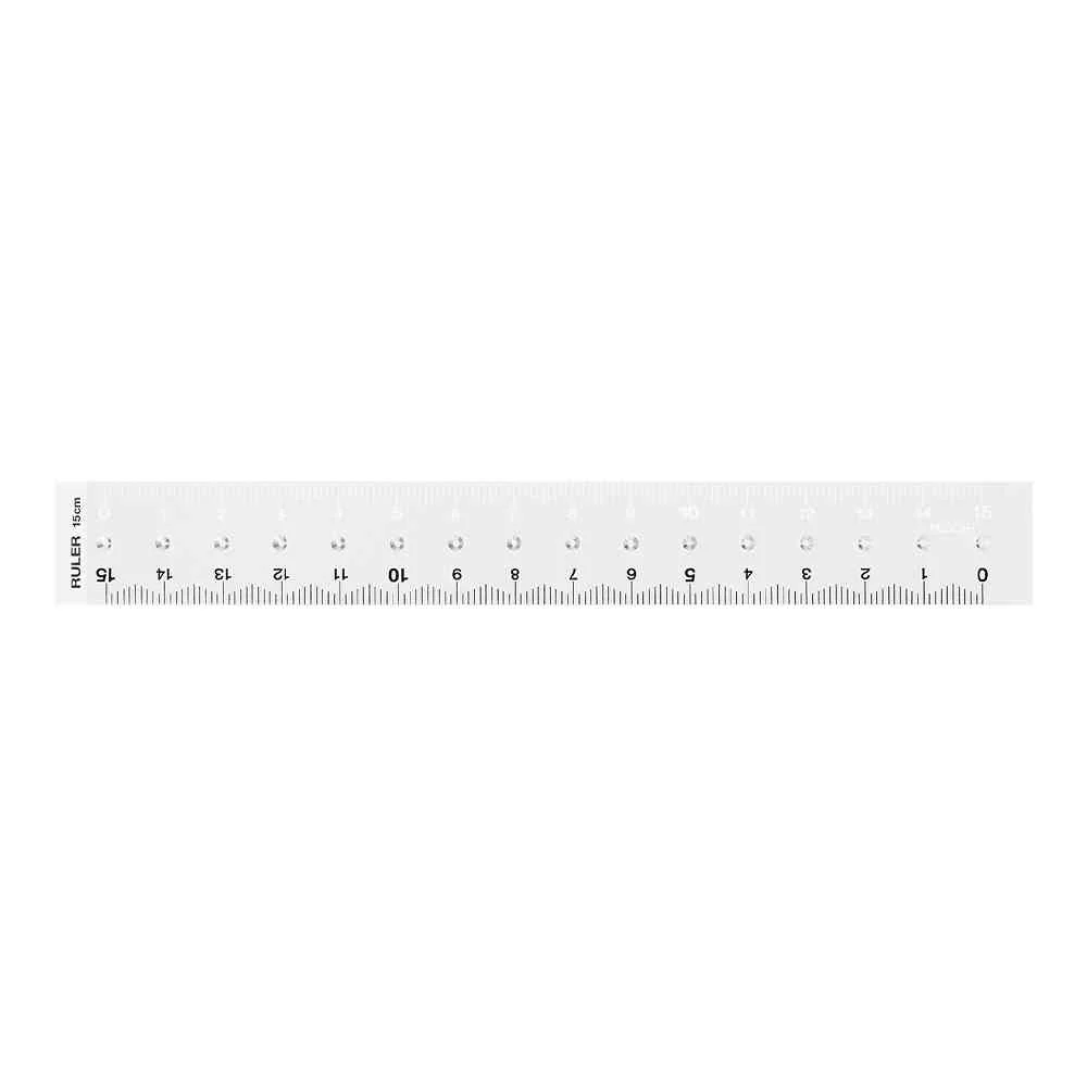 ミドリ 定規＜15cm＞ 透明A 1個 - Image 7