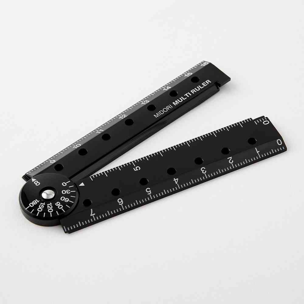 ミドリ マルチ定規<16cm> 黒A 1個 - Image 8