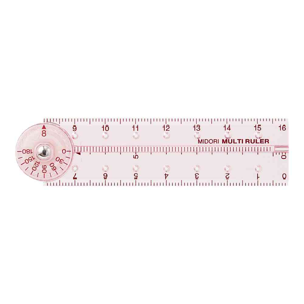 ミドリ マルチ定規<16cm> ピンクA 1個 - Image 7