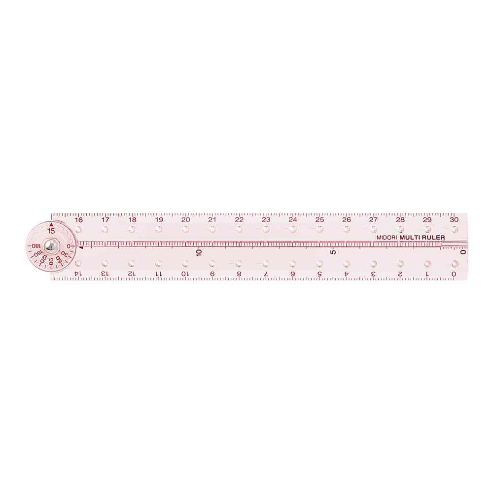 ミドリ マルチ定規＜30cm＞ ピンクA 1個 - Image 7