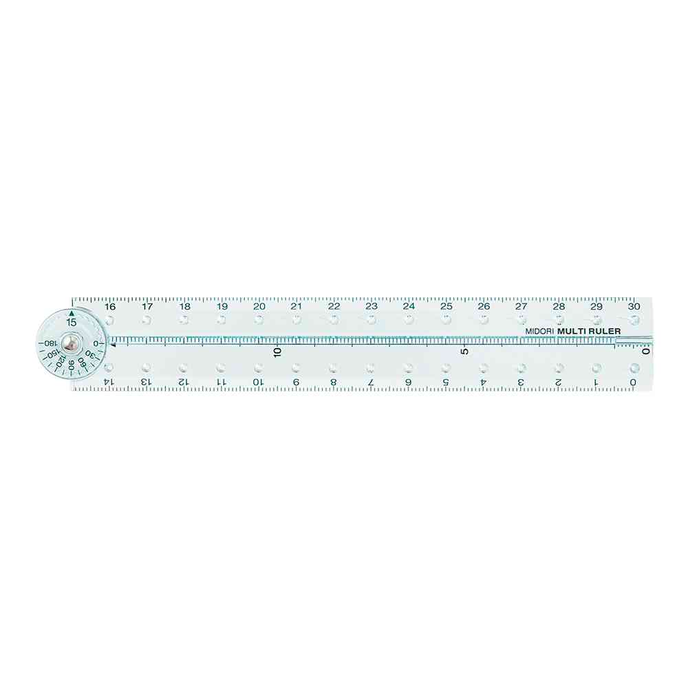 ミドリ マルチ定規<30cm> 青A 1個 - Image 7