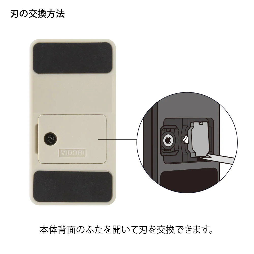 ミドリ マグネットレターカッター 替刃 1個 - Image 3